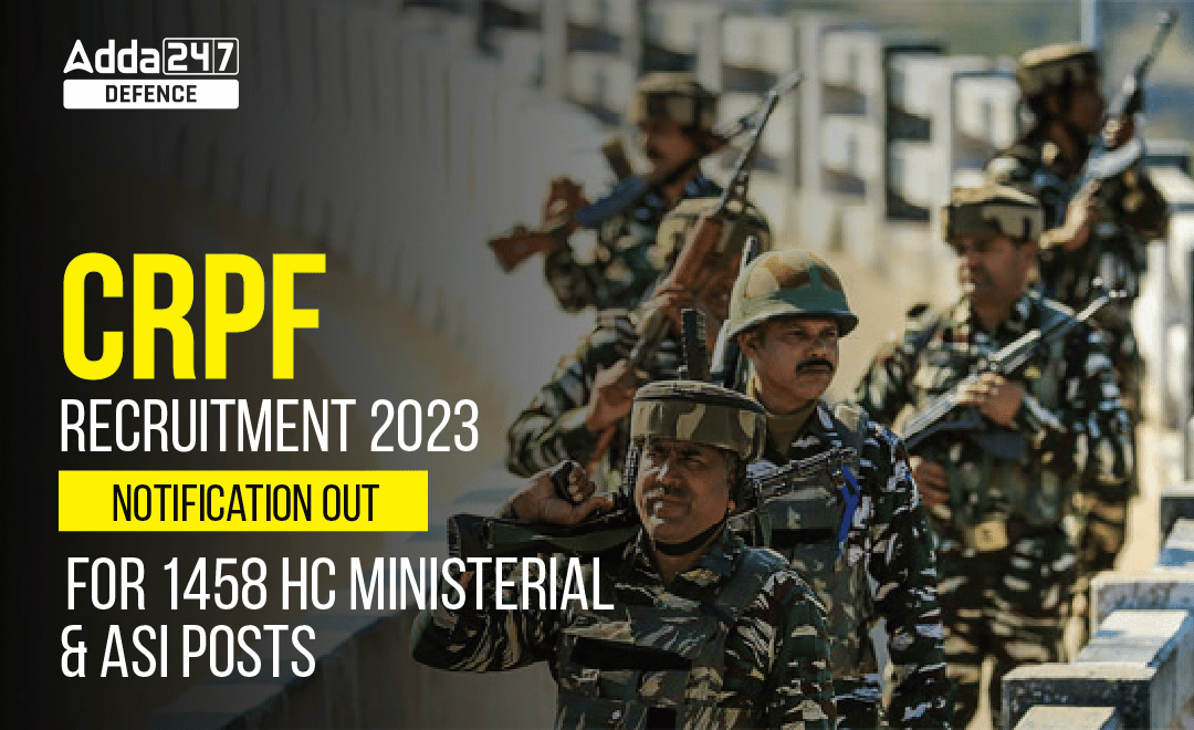 CRPF Admit Card 2023 (Today): Check HC ASI Call Letter Steps To ...