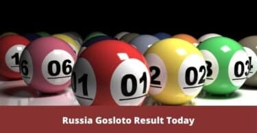 Gosloto Results Today