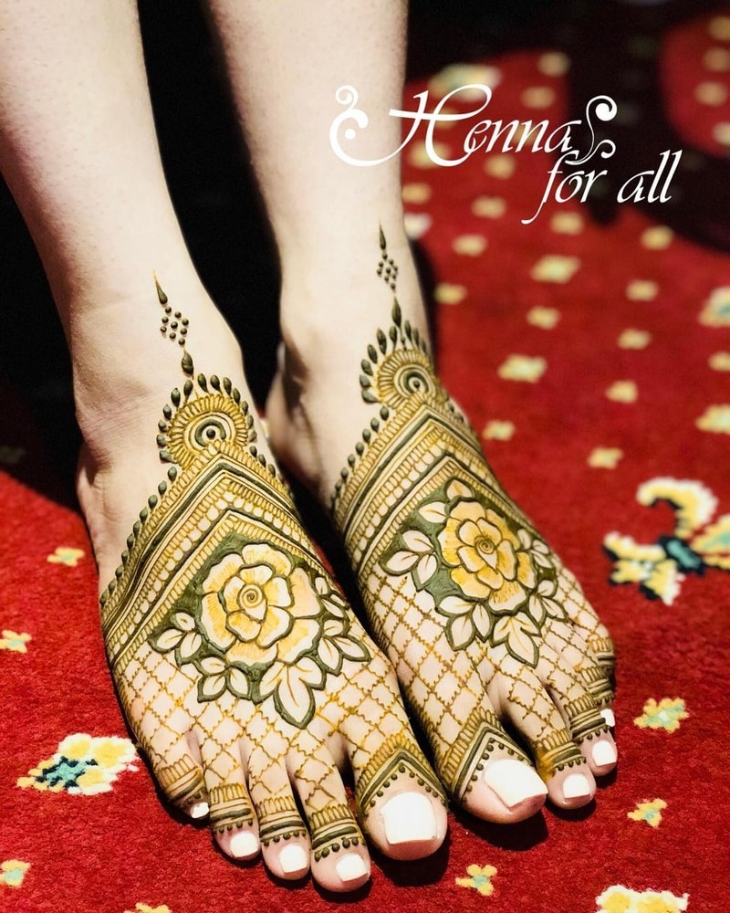 Leg Mehndi Designs Archives - Mehndi Designs