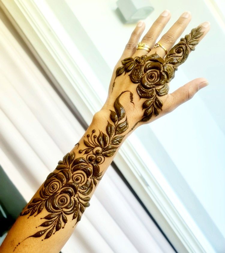 Eid Mehndi design # 03 simple and easy for beginners | Eid Mehndi Designs  By Mehndi Shendi | by Mehndi Shendi | Medium