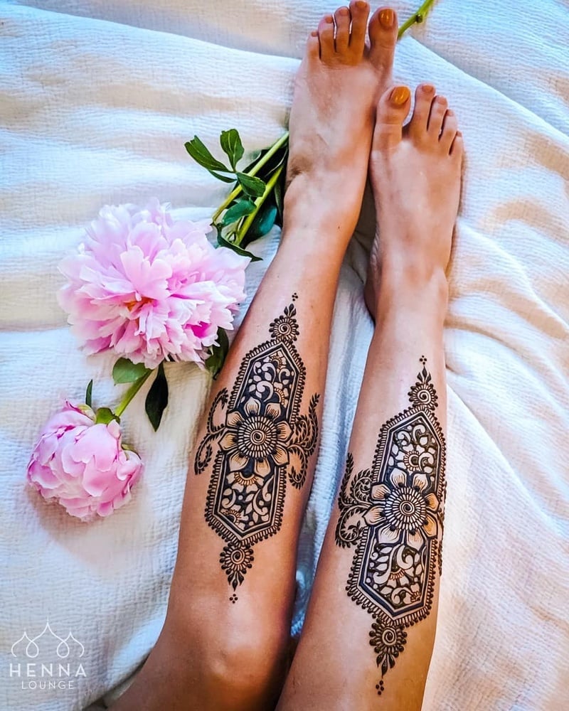 61 Spectacular Leg Mehndi Designs  2023 with Images  Fabbon