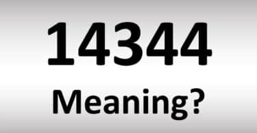 14344 Meaning - Mystery Behind 14344 Code Language