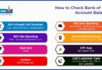 Bank of India Balance check Number