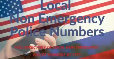 Non-Emergency Police Number USA