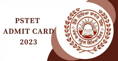 PSTET Admit Card 2023