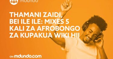 Thamani Zaidi, Bei Ile Ile: Mixes 5 Kali za Afro-Bongo, Afro-Beat Za Kupakua Wiki Hii