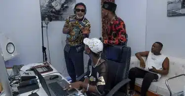 Diamond Claps Back at Critics with Koffi Olomide Studio Teaser