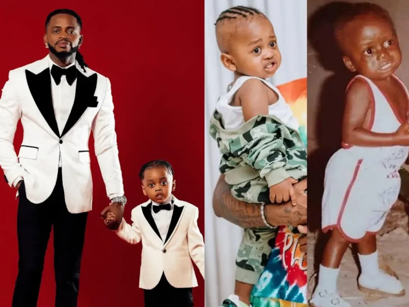 Netizens Marvel at Diamond Platnumz and Son Naseeb Junior's Resemblance