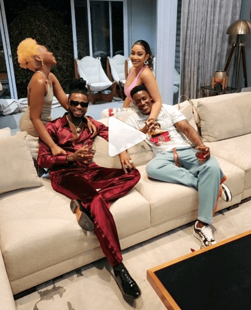 Diamond Platnumz and Zari Hassan's Harmonious Reunion with Partners Zuchu and Shakib in South Africa