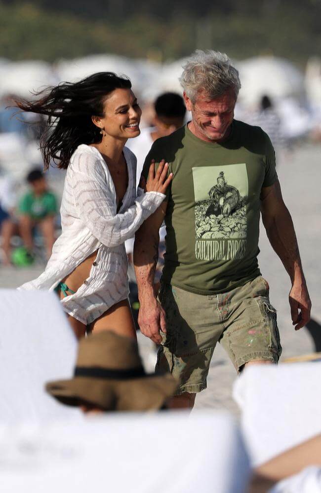 Sean Penn and Nathalie Kelley Ignite Romance Rumors with PDA-Filled Miami Outing