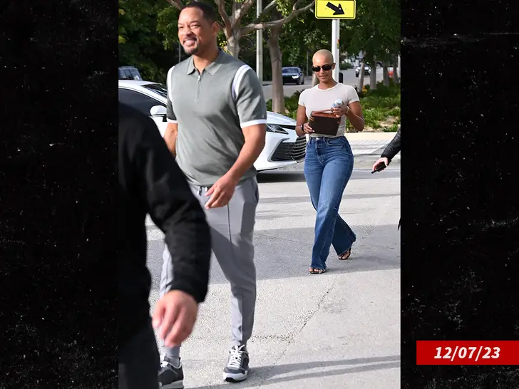 Will Smith Seen with Jada Pinkett Smith Lookalike at Art Basel in Miami