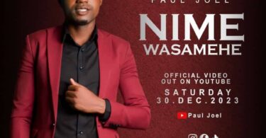 VIDEO Paul Joel - Nimewasamehe MP4 DOWNLOAD