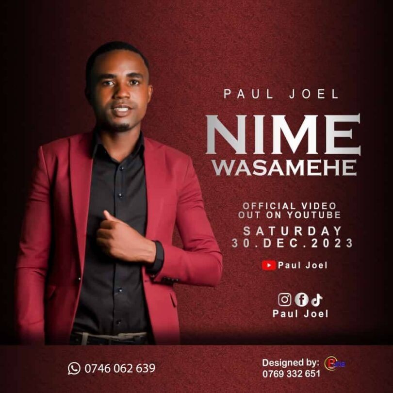 VIDEO Paul Joel - Nimewasamehe MP4 DOWNLOAD