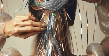 How to Tie Tinsel in Hair