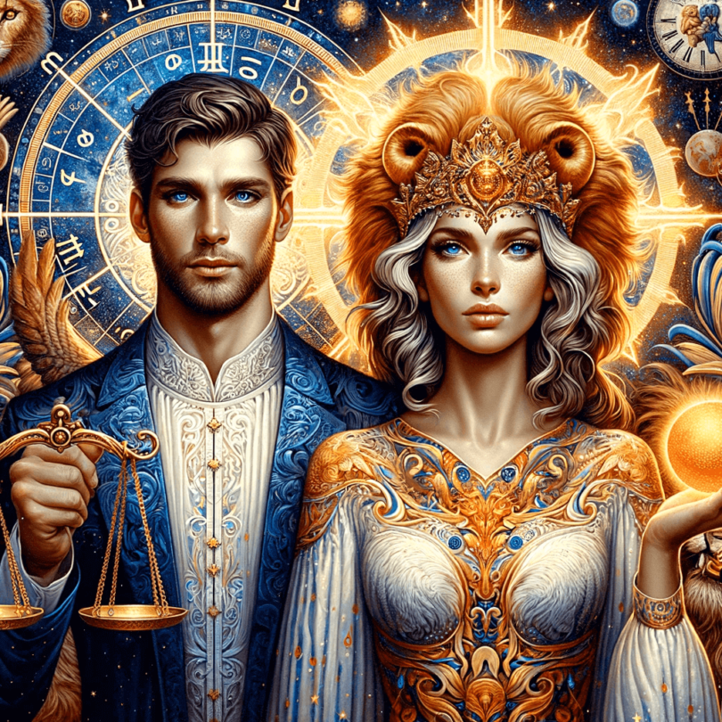 Libra Man and Leo Woman