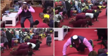 Pastor Ng'ang'a Turns Church Service into a Fitness Session