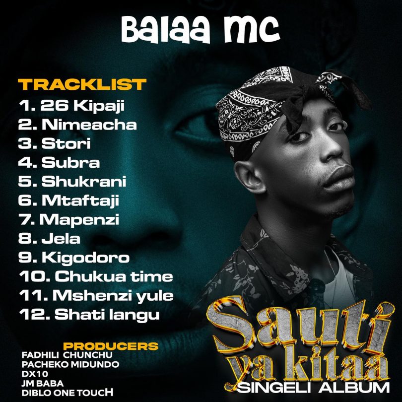 Balaa Mc - Sauti Ya Kitaa Album MP3 DOWNLOAD