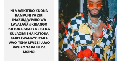 Diamond asikitika Ziiki kuzuia wimbo wa Lava Lava 'Kibango'