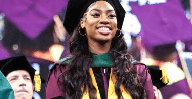 Girl who started college at 10 earns doctorate degree at 17