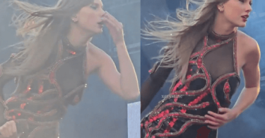 Taylor Swift Wipes Nose and Rubs it on Costume During Edinburgh Concert