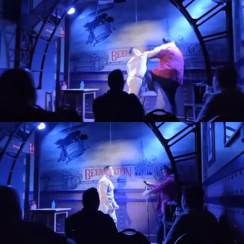 Dad Punches Comedian on Stage Over Joke About His Baby Son