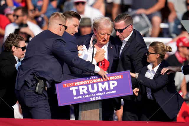 Trump Rally Gunman Seen Opening Fire & Getting Killed Seconds Later in New Video