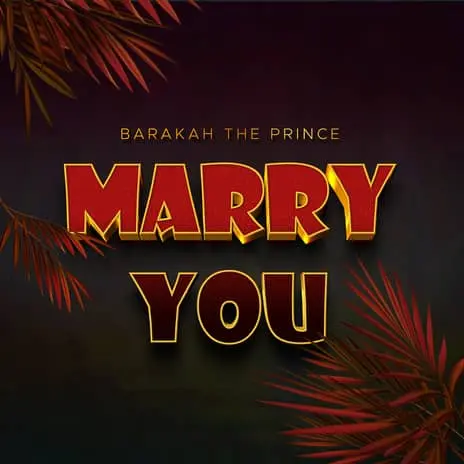 AUDIO Barakah The Prince – Marry You MP3 DOWNLOAD