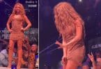 Shakira Storms Off Stage After she caught fans filming under her dress