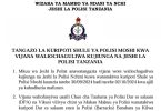 Tazama Majina ya Waliochaguliwa Kujiunga na Jeshi la Polisi