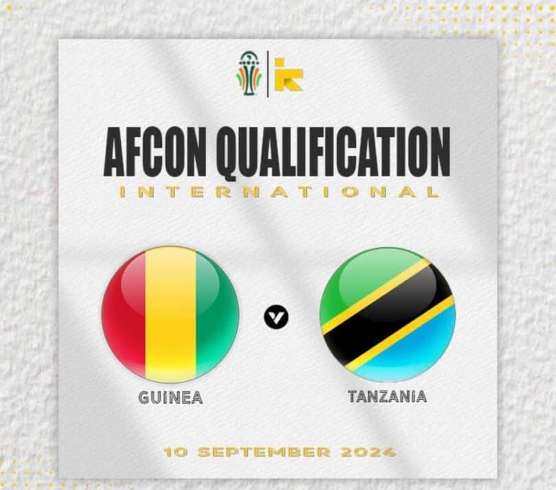 Matokeo ya Tanzania Vs Guinea Tarehe 10 September 2024