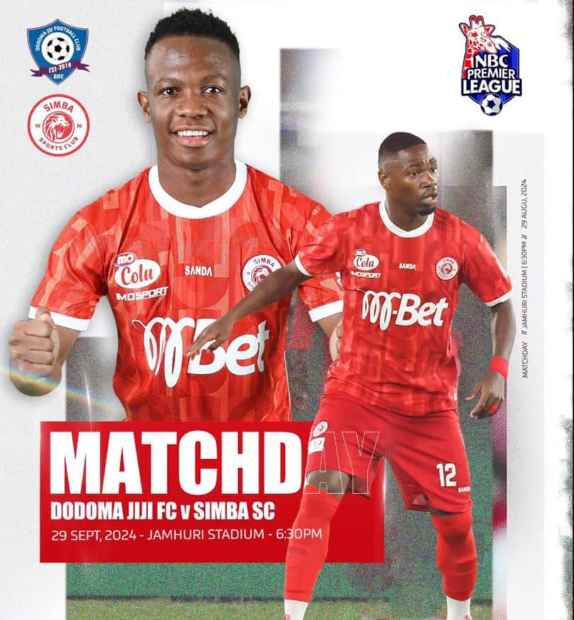 Matokeo ya Simba SC vs Dodoma Jiji Leo 29 Septmber - Ligi Kuu