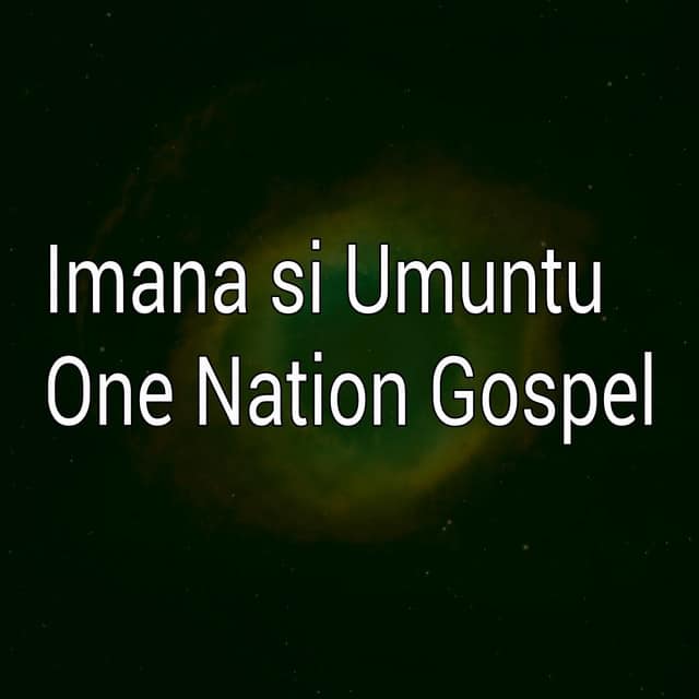 AUDIO One Nation Gospel - Imana s'umuntu MP3 DOWNLOAD