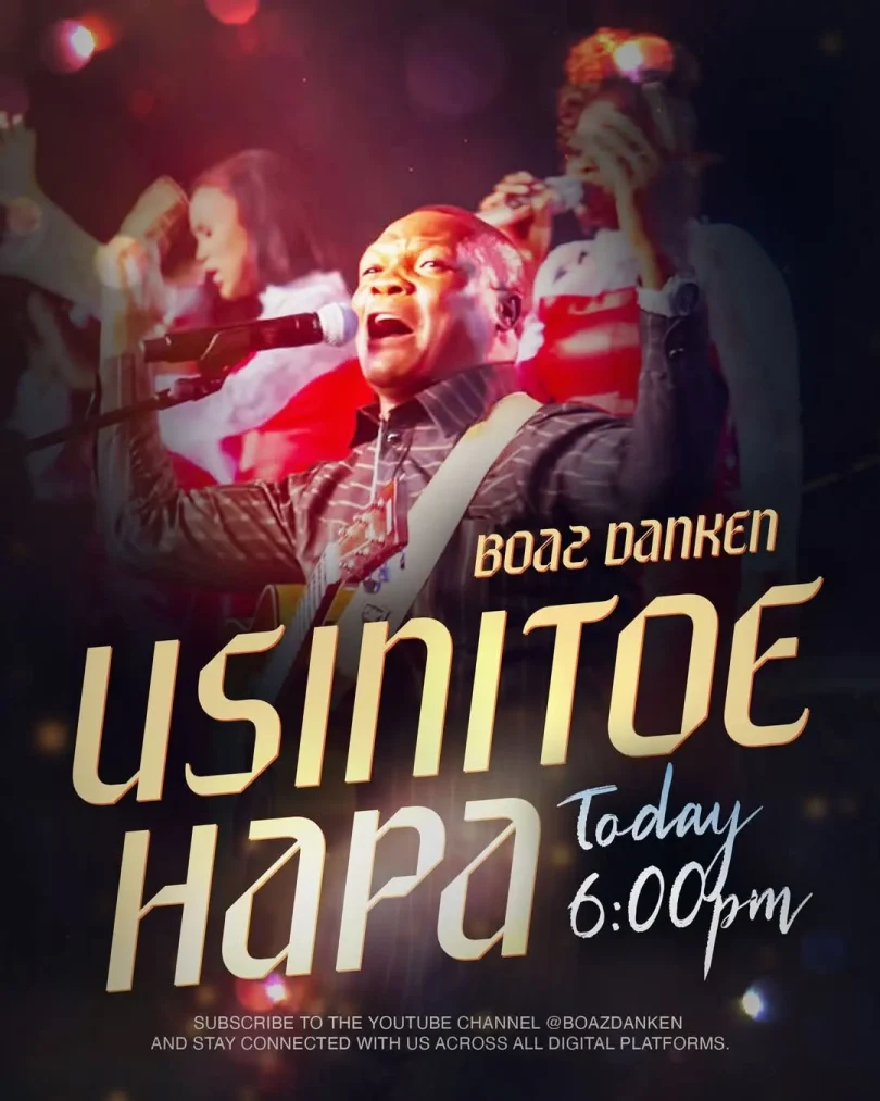 AUDIO Boaz Danken - Usinitoe Hapa MP3 DOWNLOAD