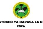 Matokeo ya Darasa la Nne 2024/2025