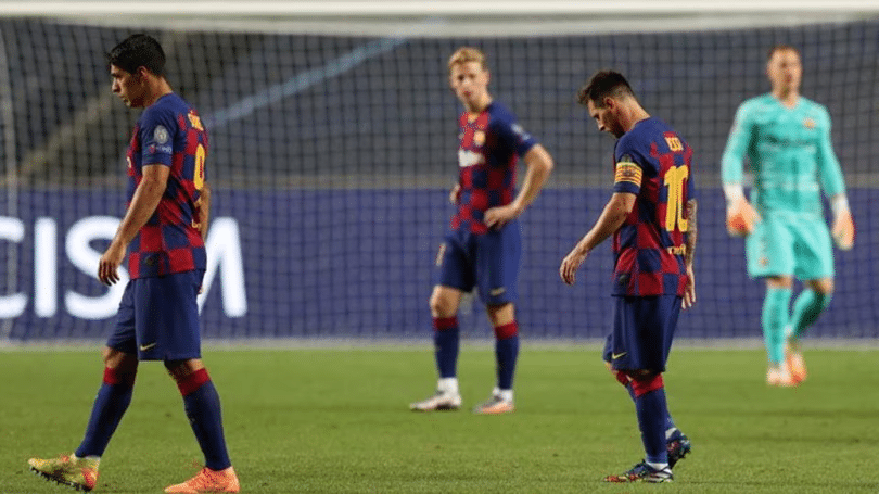 The humbling defeat suffered by Barcelona in 2020